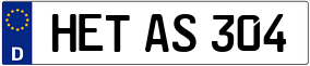 Truck License Plate